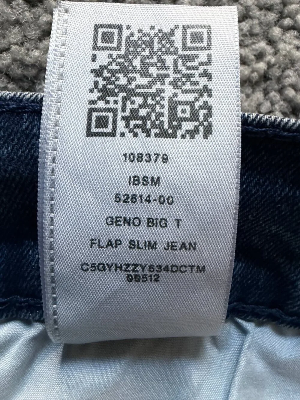 True Religion Geno Big T Flap Slim Jeans Men's Size 34x32-Med. Wash Excellent UC